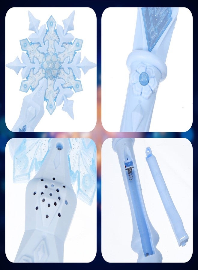 JOINPAYA Snowflake Wand: Princess Light Up Glow Wand for Christmas Halloween Party Supplies - Image 3